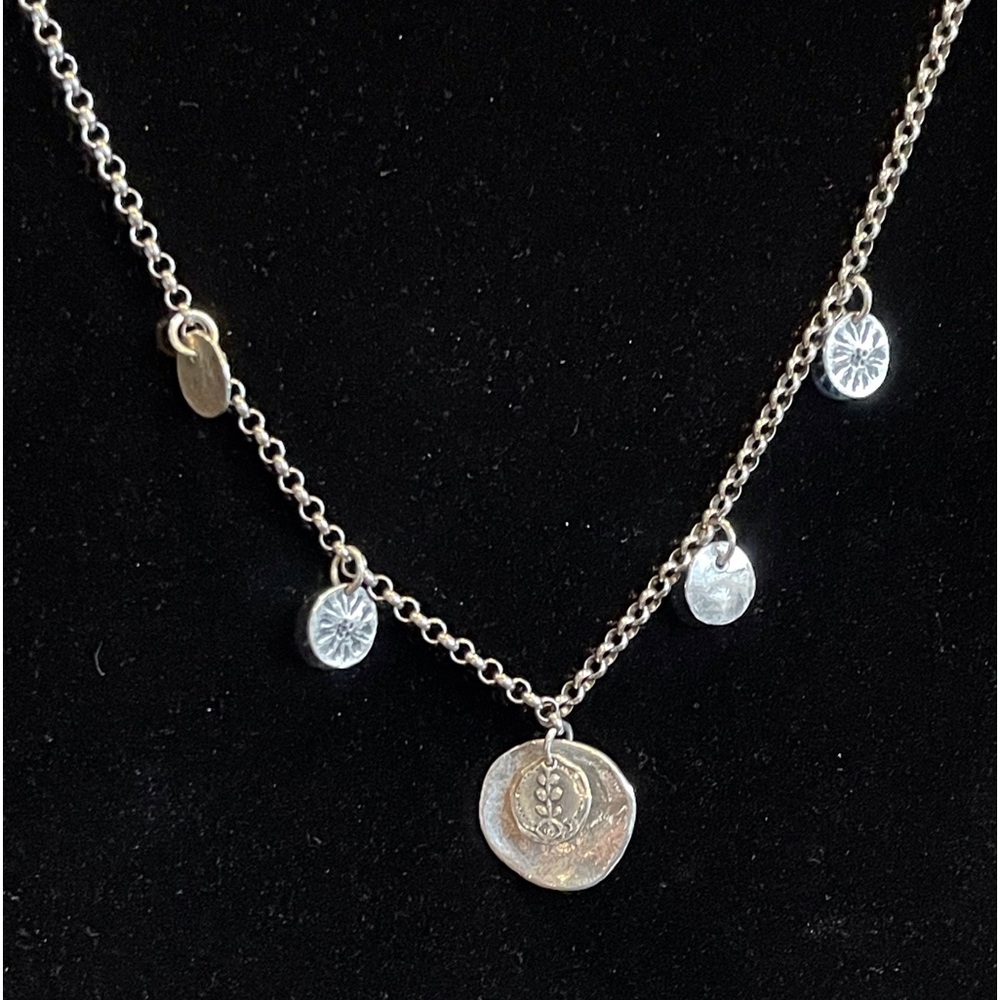 Silpada sterling silver Coin necklace N1668